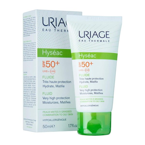کرم ضد آفتاب اوریاژ مدل Hyseac با SPF50 حجم ۵۰ میلی لیتر