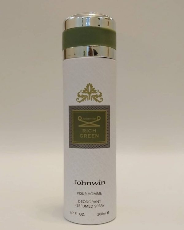 اسپری دئودورانت مردانه جان وین مدل RICH GREEN - Image 2