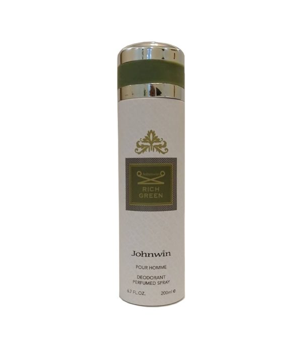 اسپری دئودورانت مردانه جان وین مدل RICH GREEN