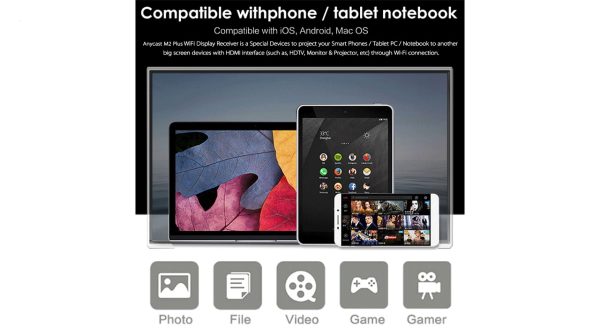 دانگل اچ دی ام آی انی کست مدل M9 plus - Image 5