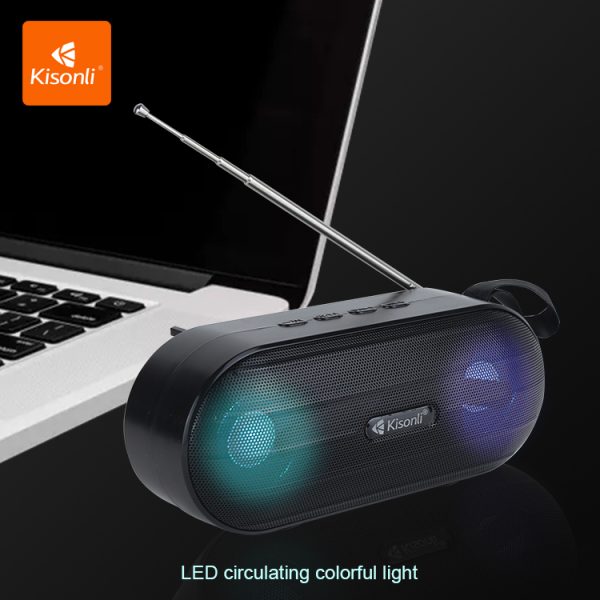 اسپیکر بلوتوثی قابل حمل کیسونلی مدل S8 - Image 7