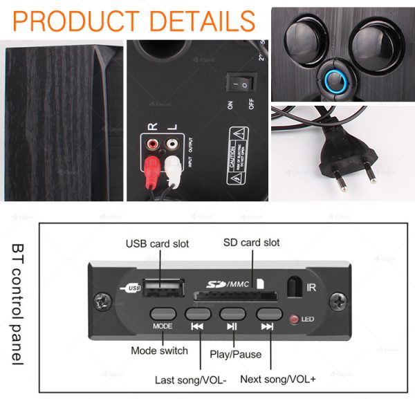 اسپیکر بلوتوثی کیسونلی مدل TM-9000A - Image 8