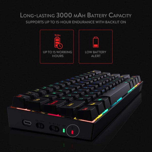کیبورد گیمینگ Redragon مدل K530 - Image 5