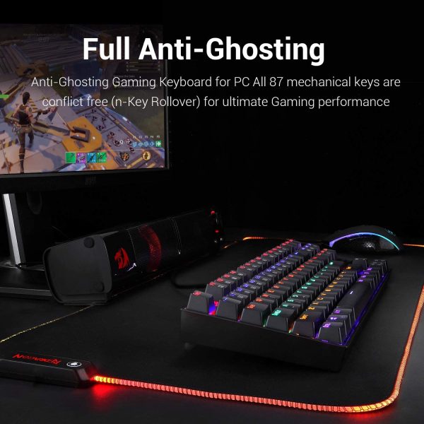 کیبرد مکانیکی Redragon RGB مدل K552 - Image 3