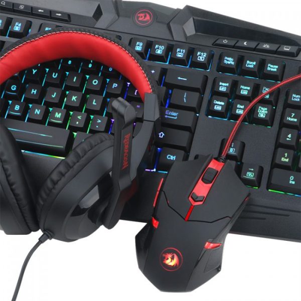 ست گیمینگ Redragon مدل S101BA به همراه هدفون و ماوس پد - Image 4