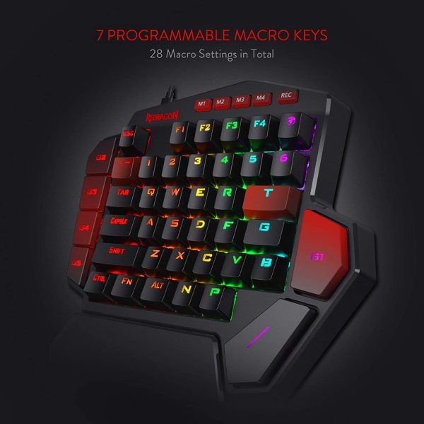 کیبورد گیمینگ Redragon مدل Diti K585 RGB - Image 4