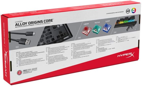 کیبورد گیمینگ HyperX مدل Alloy Origins core - Image 3