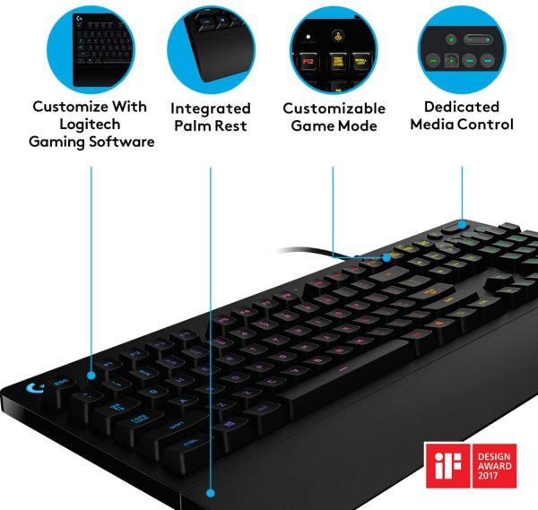 کیبورد گیمینگ Logitech مدل G213 - Image 5