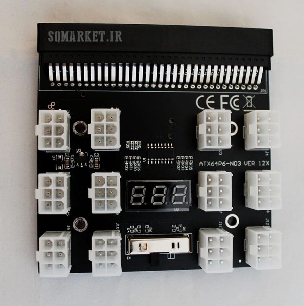 برد بریک‌اوت توزیع پاور سرور سوئیچ روشن/خاموش Breakout Board