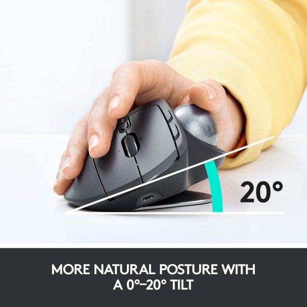 ماوس بی سیم لاجیتک مدل MX ERGO TRACKBALL - Image 6