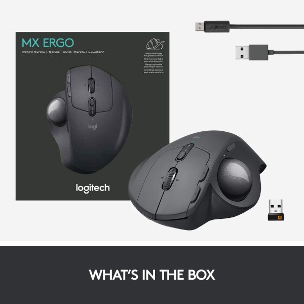 ماوس بی سیم لاجیتک مدل MX ERGO TRACKBALL - Image 4