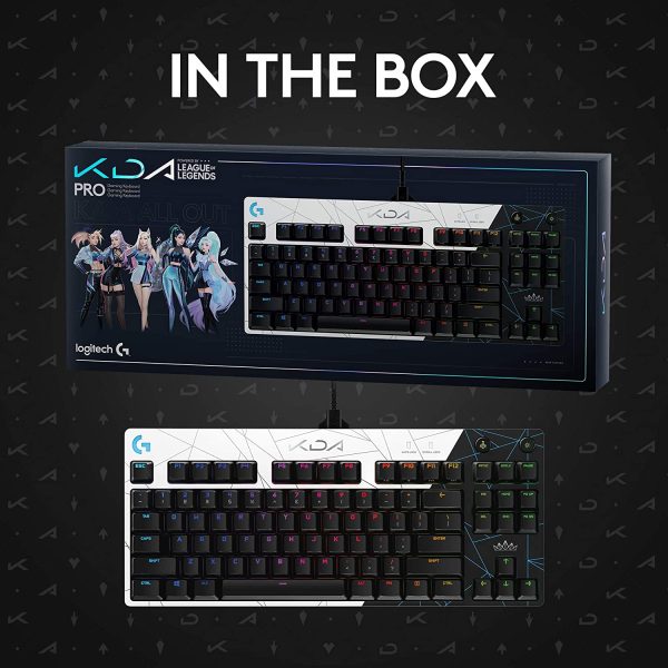 کیبورد مخصوص گیم لاجیتک مدل G PRO X League of Legends KDA - Image 2