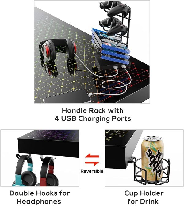 میز گیمینگ Eureka Ergonomic مدل Gaming General Series GTG-I43 - Image 7